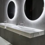 Умивальник підвісний Falper Wave120х48 см, Carrara (WP3 MC) - Фото 3